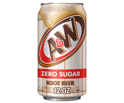 Diet A&W Root Beer, 12 fl oz - 12 Cans pack